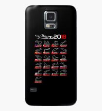 Calendar F1 2018 circuits sport Case/Skin for Samsung Galaxy