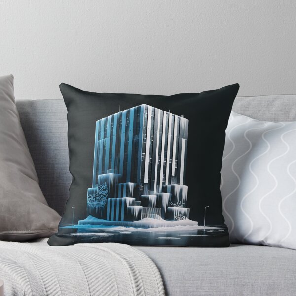 Item preview, Icy Noir: Serene Stripes, Graffiti Architecture designed and sold by ByDigitalDream.