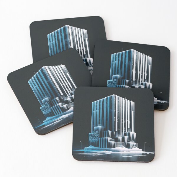 Item preview, Icy Noir: Serene Stripes, Graffiti Architecture designed and sold by ByDigitalDream.