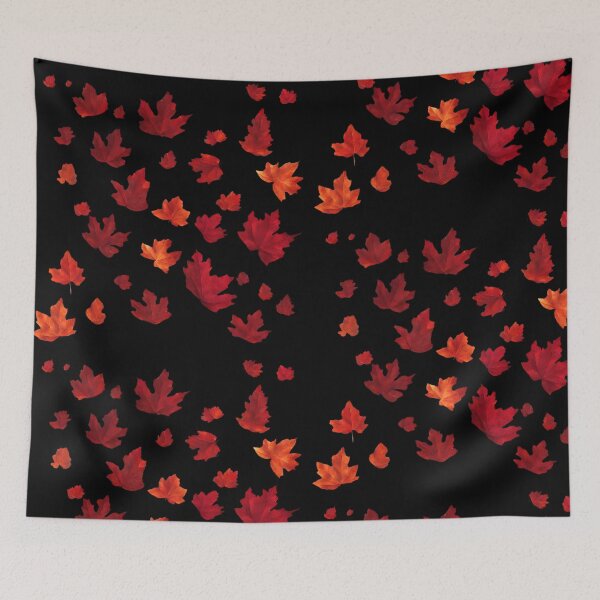 Item preview, Colorful Leaves Pattern Red designed and sold by Aquillashop.