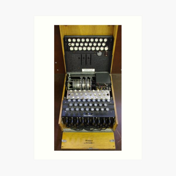 3-Rotor Enigma Machine Art Print