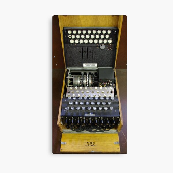 3-Rotor Enigma Machine Canvas Print