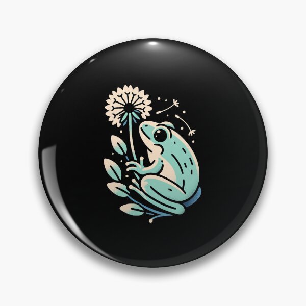 Item preview, dandelion frog designed and sold by WorldByFlowers.