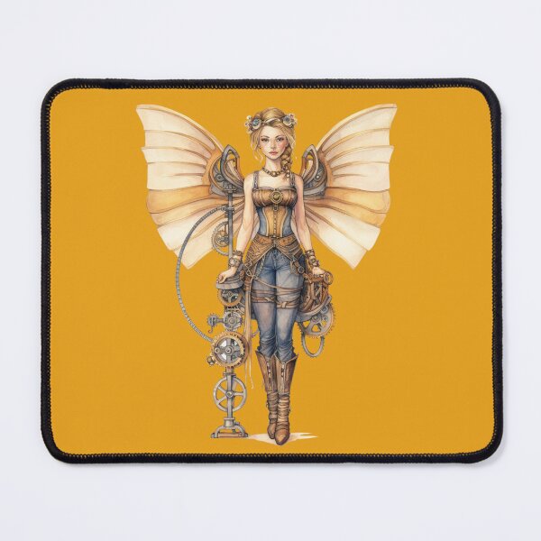 Item preview, Steampunk Fairy With Blonde Hair designed and sold by FlutterbyFairy.