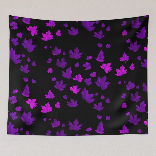 Item preview, Colorful Leaves Pattern Purple designed and sold by Aquillashop.