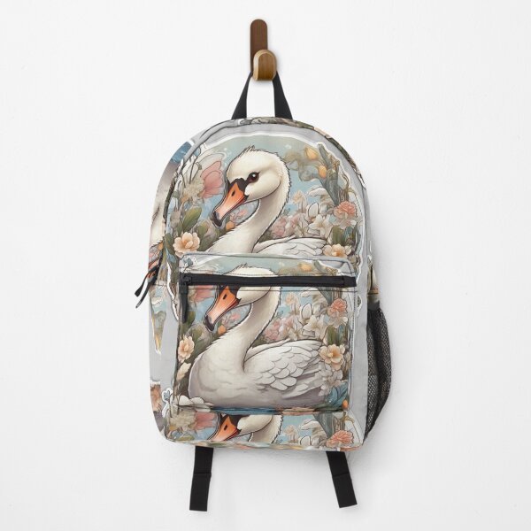 Item preview, Cute swan among roses designed and sold by abdelaziz0.