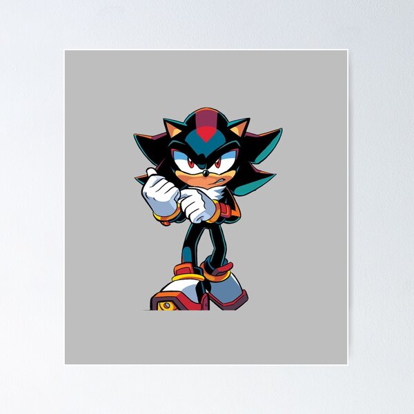 Shadow the Hedgehog (Glow Version) Poster for Sale by