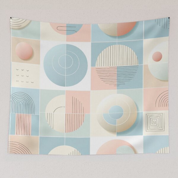 Item preview, Elevate Your Style with Minimalist Pastel Pattern Designs designed and sold by The-Library.