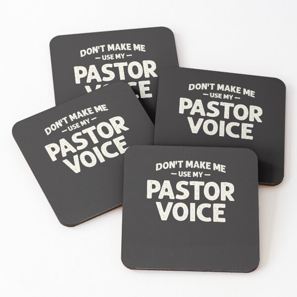 Item preview, Pastor Voice Christian Quote Humor designed and sold by cidolopez.