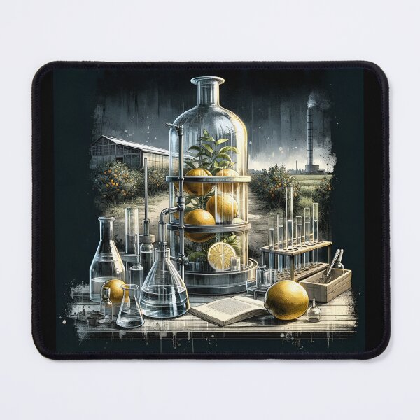 Item preview, Melancholic Citrus Lab: Rural Watercolor Reverie designed and sold by ByDigitalDream.
