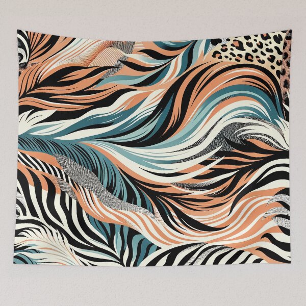 Item preview, Revitalize Your Style with Modern Animal Print Redux Patterns designed and sold by The-Library.