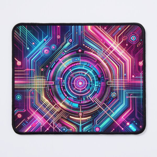 Item preview, Step into the Future with Futuristic Neon Abstract Patterns designed and sold by The-Library.
