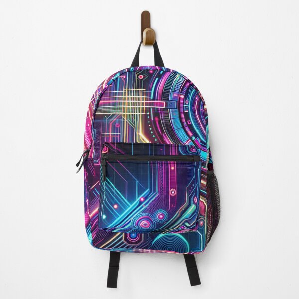 Item preview, Step into the Future with Futuristic Neon Abstract Patterns designed and sold by The-Library.