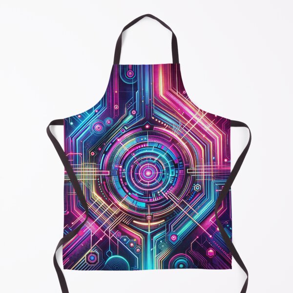 Item preview, Step into the Future with Futuristic Neon Abstract Patterns designed and sold by The-Library.