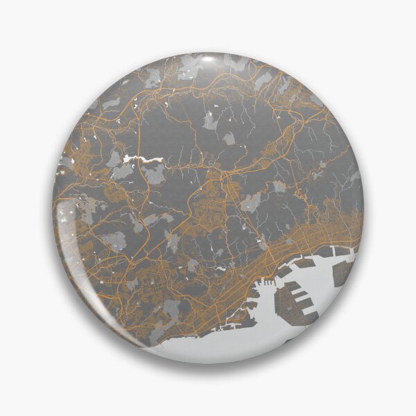 Item preview, Kobe City Map of Kansai, Japan - Bauhaus designed and sold by deMAP.