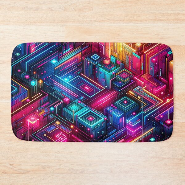 Item preview, Step into the Future with Futuristic Neon Abstract Patterns designed and sold by The-Library.
