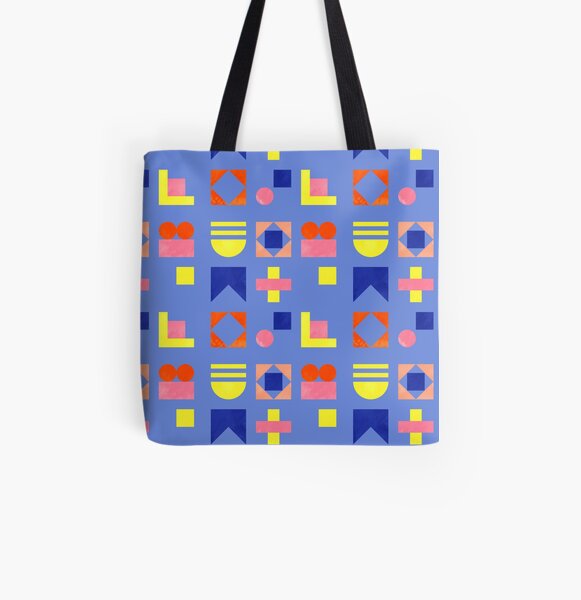 Bright Geometry - seamless pattern All Over Print Tote Bag