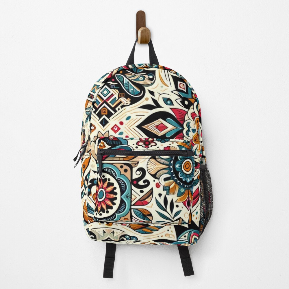 Vista previa del artículo con la obra «Mochila», diseñado y vendido por The-Library.
