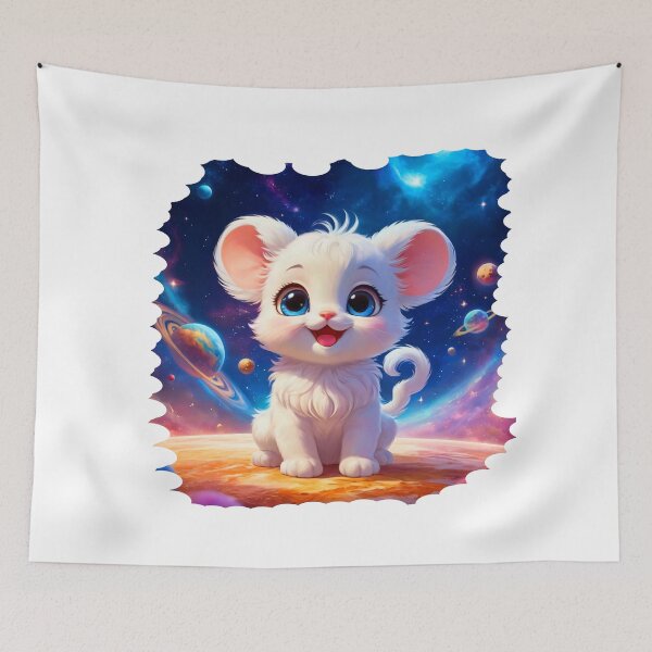 Item preview, A cute creature in space designed and sold by CuteCreature.