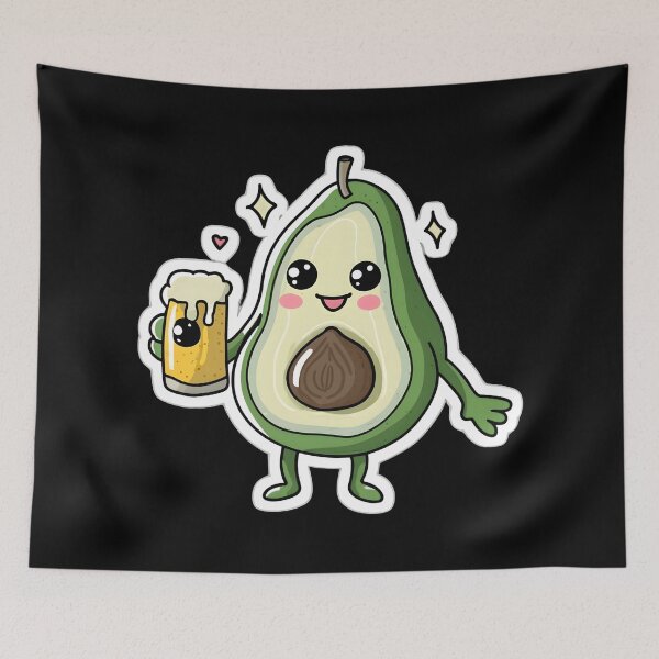 Item preview, Avocado drinks beer designed and sold by Playful-Monster.