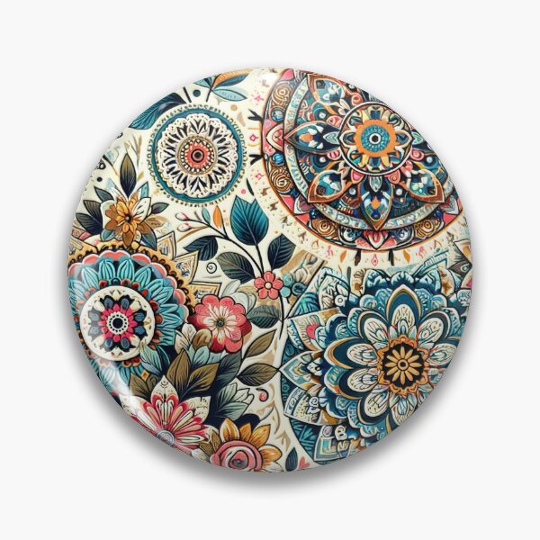 Item preview, Embrace Bohemian Chic with Eclectic Patterns of Colors and Motifs designed and sold by The-Library.