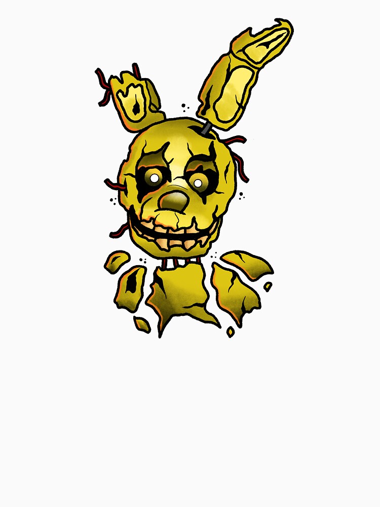 Yellow Springtrap Essential T-Shirt for Sale by ickynickki