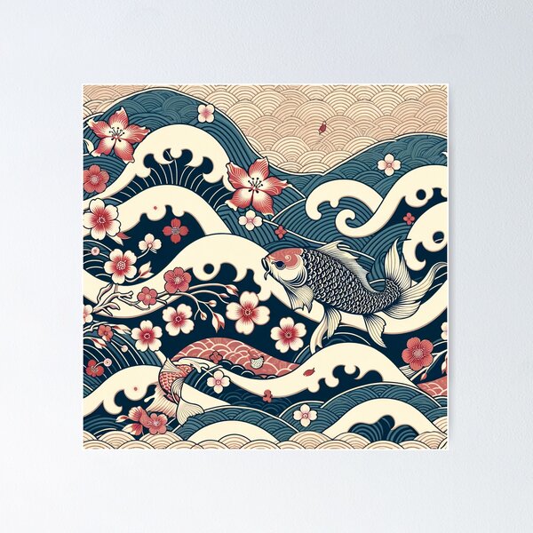 Item preview, Discover Tranquility with Japanese-Inspired Design Patterns designed and sold by The-Library.