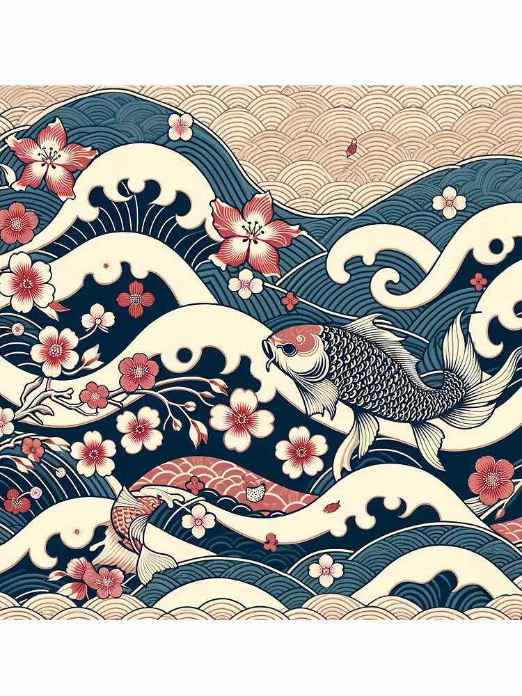 Imagen 6 de 6, Sudadera sin capucha con la obra Discover Tranquility with Japanese-Inspired Design Patterns, diseñada y vendida por The-Library.