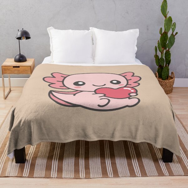 Item preview, Cute Axolotl Holding Heart designed and sold by Myra365Art.