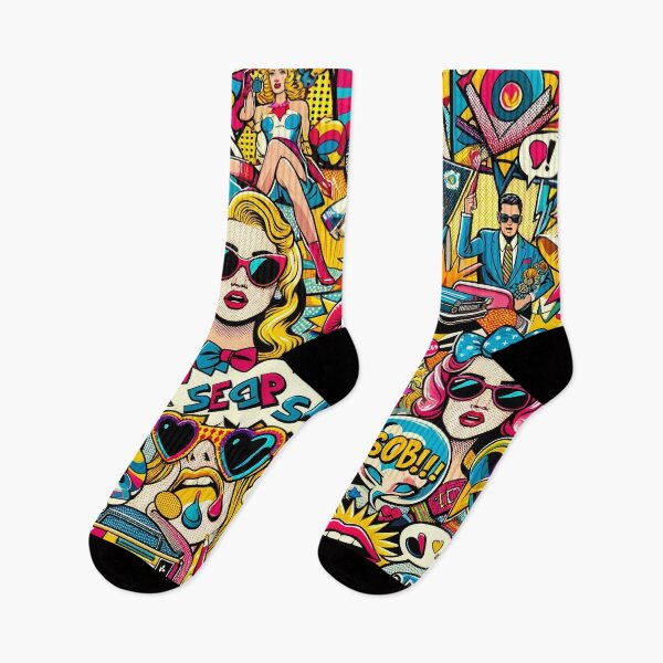 Item preview, Pop Culture Meets Artistry in our Pop Art Extravaganza Patterns designed and sold by The-Library.