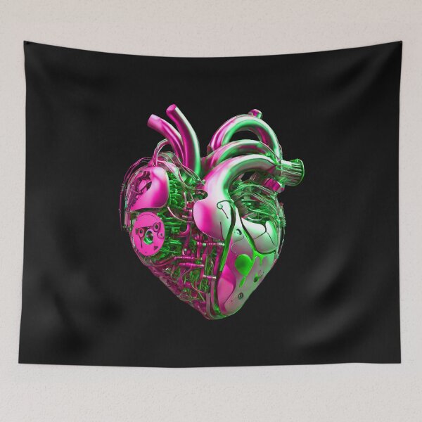 Item preview, Pink Green Engine Tuning Heart designed and sold by Aquillashop.