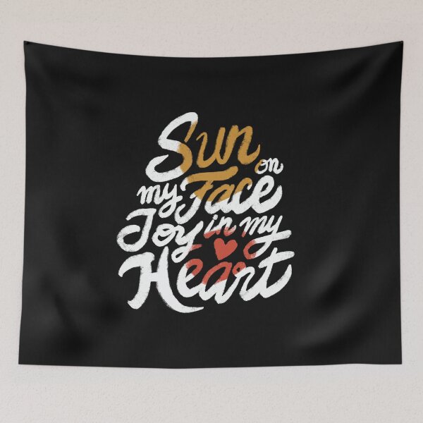 Item preview, Sun on my face join in my heart  designed and sold by colatudo.
