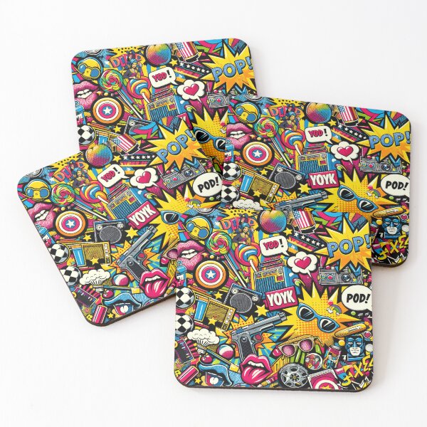 Item preview, Pop Culture Meets Artistry in our Pop Art Extravaganza Patterns designed and sold by The-Library.