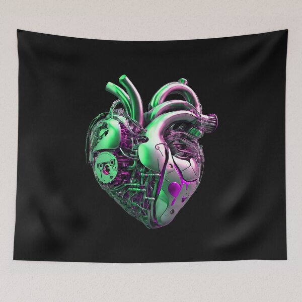 Item preview, Purple Green Engine Tuning Heart designed and sold by Aquillashop.