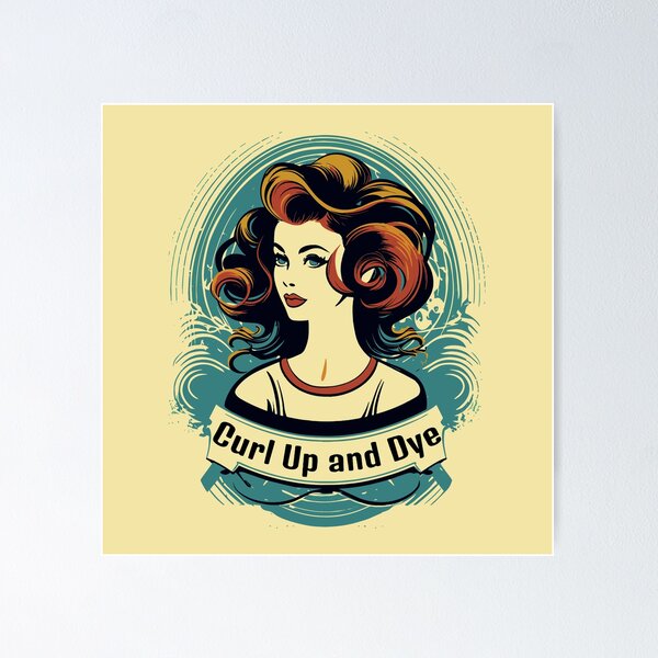Item preview, Vintage Hair Salon: Curl Up and Dye designed and sold by VoyteksDesigns.