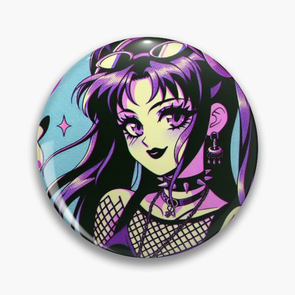 Item preview, 90s Retro Anime Goth Girl designed and sold by Kurnazum.