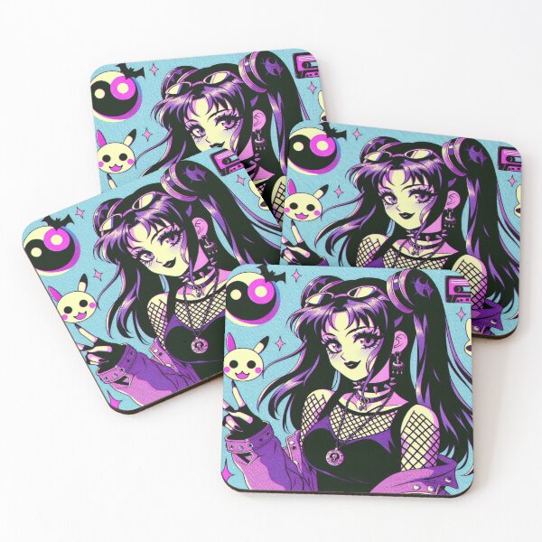 Item preview, 90s Retro Anime Goth Girl designed and sold by Kurnazum.