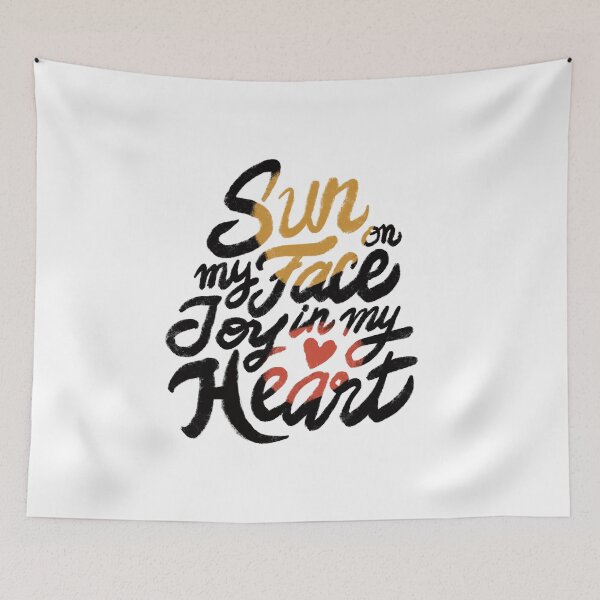 Item preview, Sun on my face join in my heart  designed and sold by colatudo.
