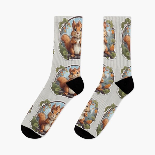 Item preview, Cute squirrel among roses designed and sold by abdelaziz0.