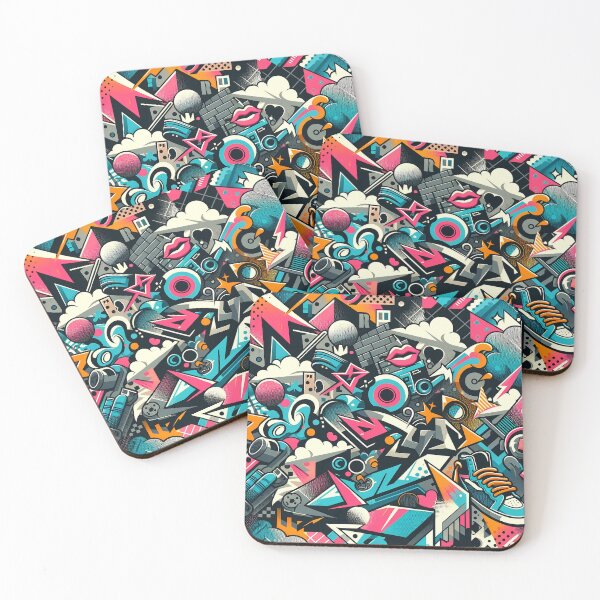 Item preview, Express Urban Artistry with Graffiti-Inspired Patterns designed and sold by The-Library.