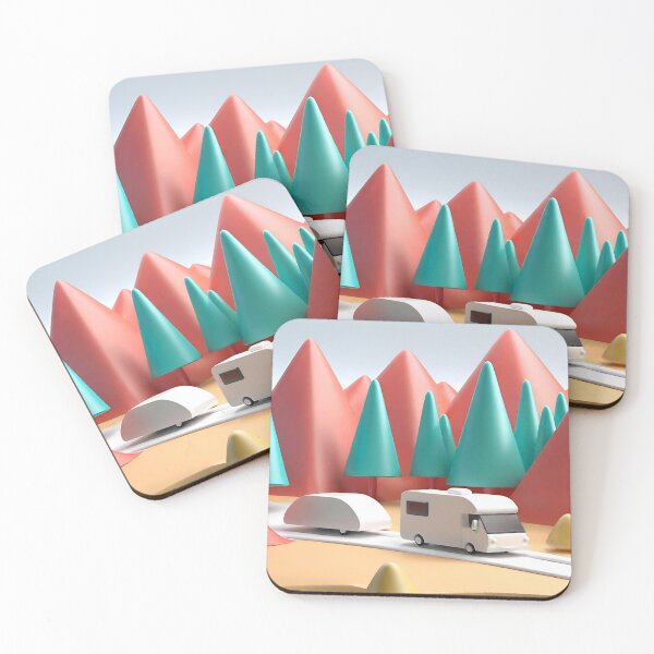 Item preview, Cartoon Clay-Like 3D Campervan. 2 of 3. designed and sold by Meridian Threads.