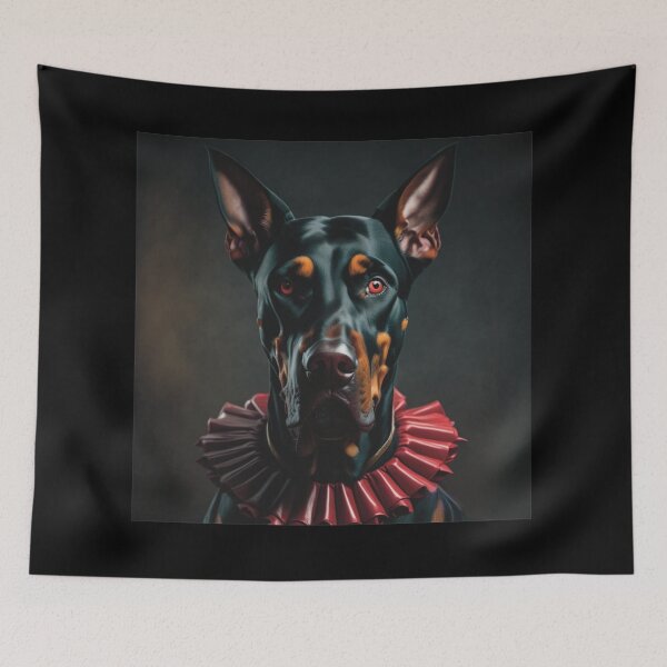Item preview, Creepy Clown Dog - Doberman designed and sold by GypsyGarou.