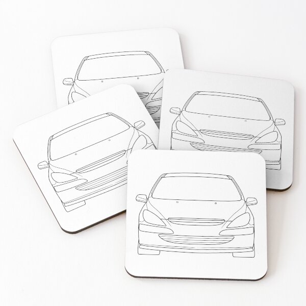 Item preview, Peugeot 307 2001-2005 lined art black designed and sold by EdimDesign.