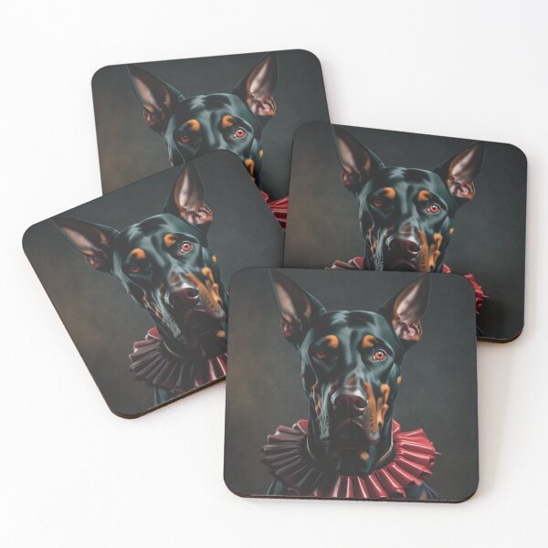 Item preview, Creepy Clown Dog - Doberman designed and sold by GypsyGarou.
