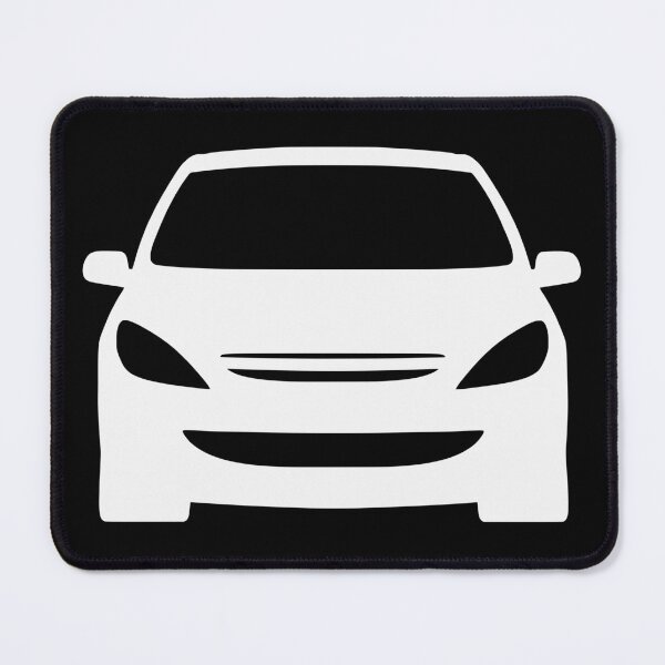 Item preview, Peugeot 307 2001-2005 silhouette art white designed and sold by EdimDesign.