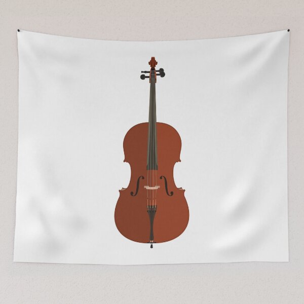 Item preview, Vector flat style cello  designed and sold by AdiDsgn.