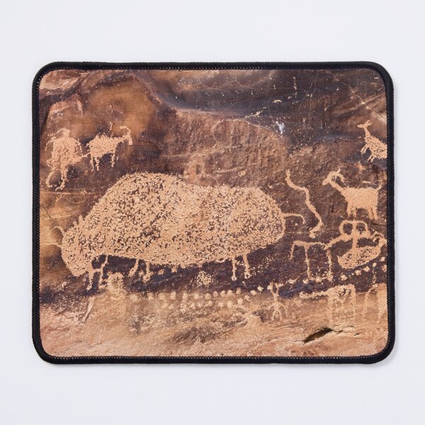 Item preview, Big Buffalo Petroglyph In Nine Mile Canyon designed and sold by Kevin Wellard.