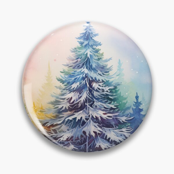 Item preview, Aurora borealis Christmas Tree designed and sold by Red Witch Art.