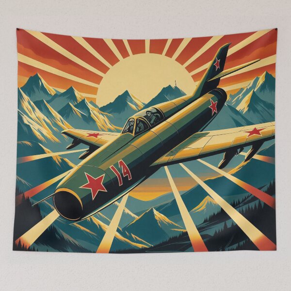 Item preview, Soviet MiG-17 designed and sold by ClassicRetroism.