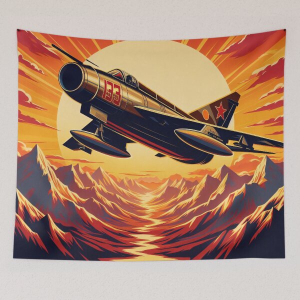 Item preview, Soviet MiG-17 designed and sold by ClassicRetroism.